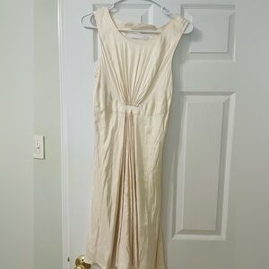 Shelly Steffee - Size 0, dress made for the bride, off white color fully lined